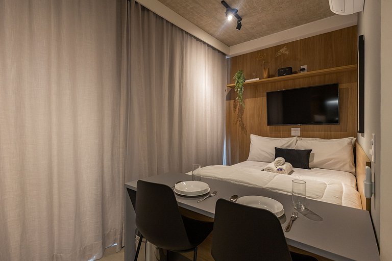 Charmoso studio no Jardim Paulista