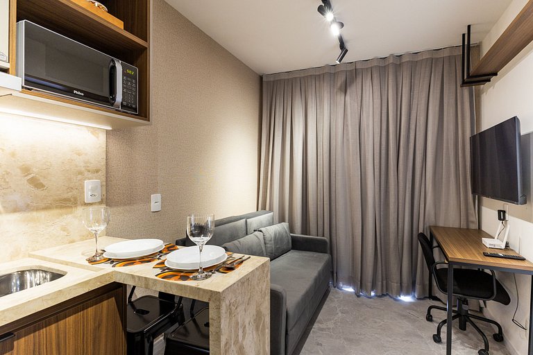 Lindo studio no coração da Vila Olimpia