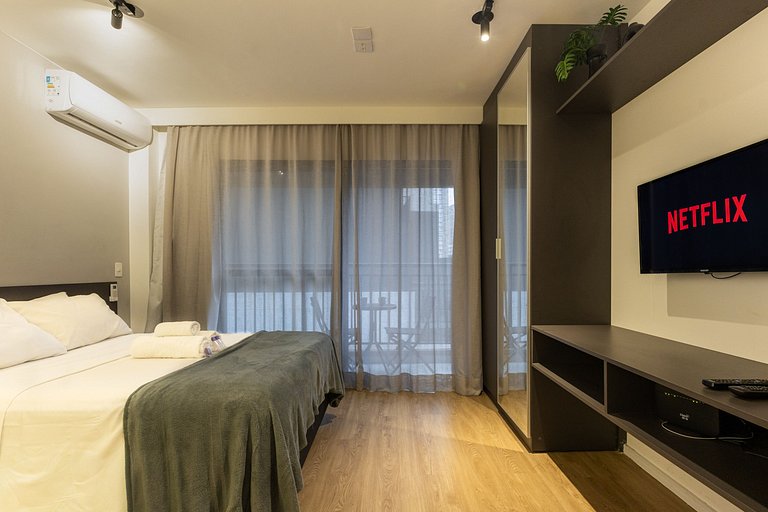 Charmoso studio na Bela Vista