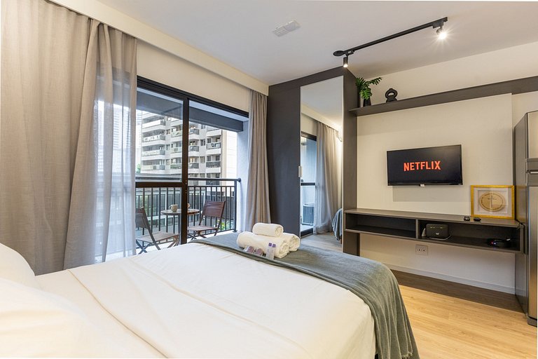 Charmoso studio na Bela Vista
