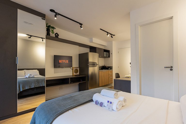 Charmoso studio na Bela Vista