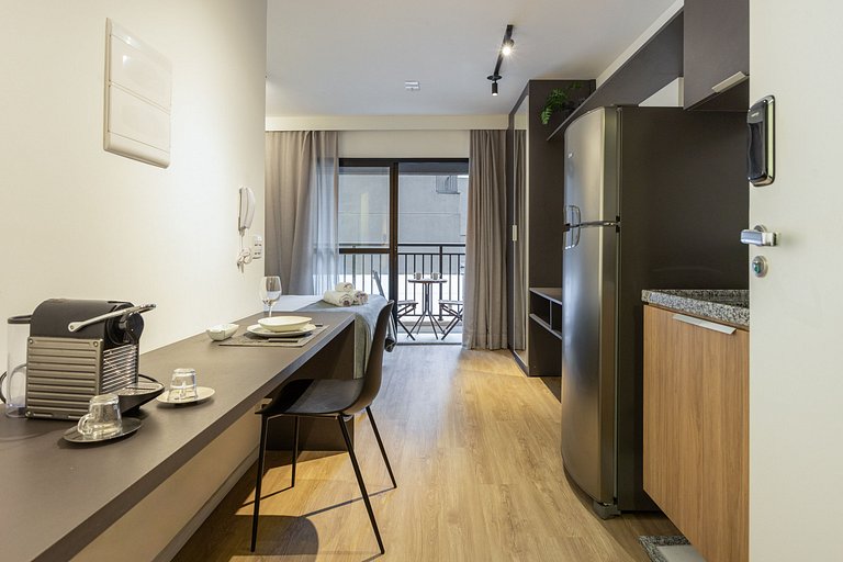 Charmoso studio na Bela Vista