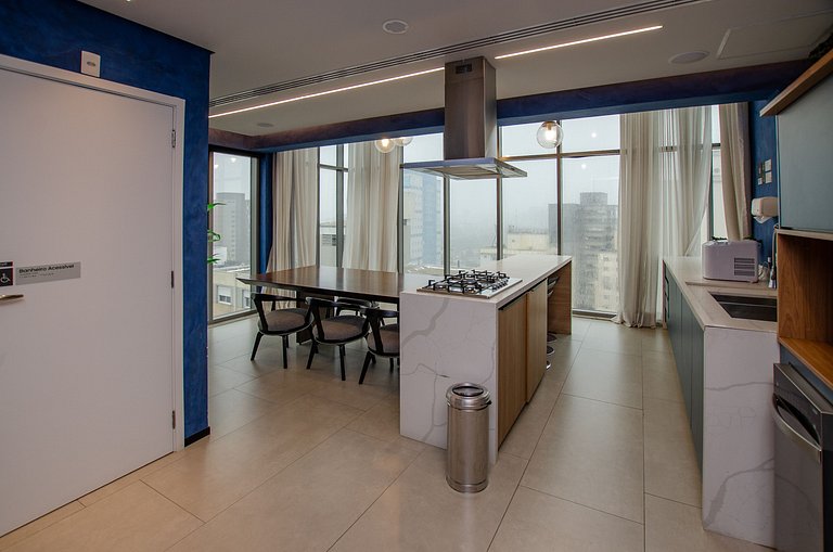 Belo studio ao lado do Shopping Pamplona