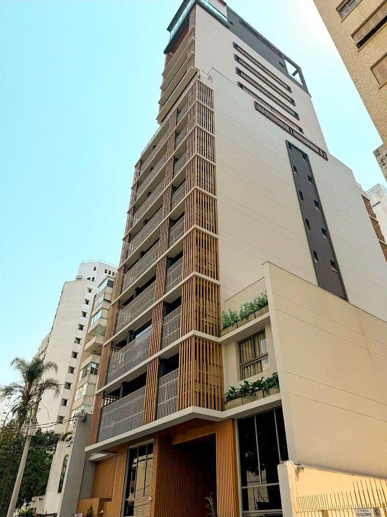 Belo studio ao lado do Shopping Pamplona