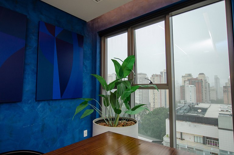 Belo studio ao lado do Shopping Pamplona