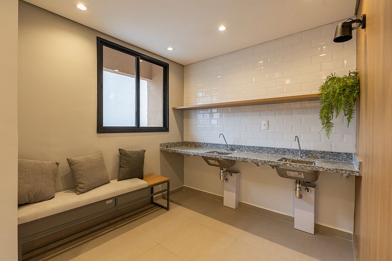 Belo apto de 2 dormitórios ao lado do Allianz