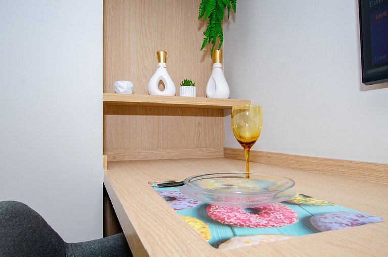 Charmoso studio no coração da Sumaré