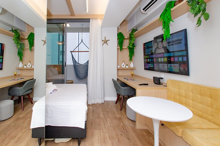 Charmoso studio no coração da Sumaré