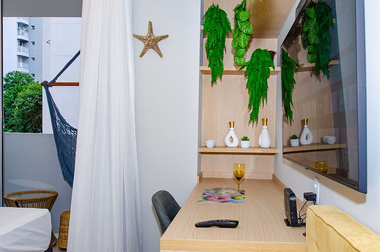 Charmoso studio no coração da Sumaré