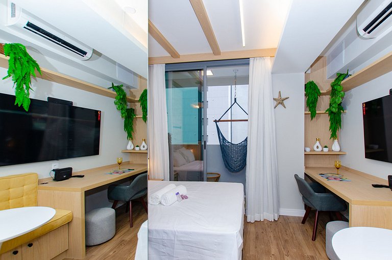 Charmoso studio no coração da Sumaré