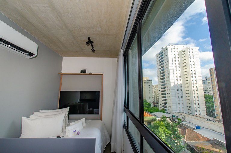 Lindo studio na Alameda Itu