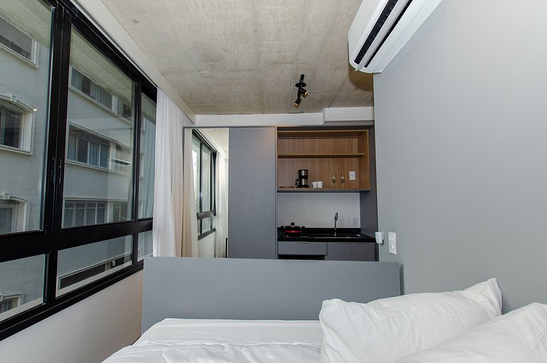 Lindo studio na Alameda Itu