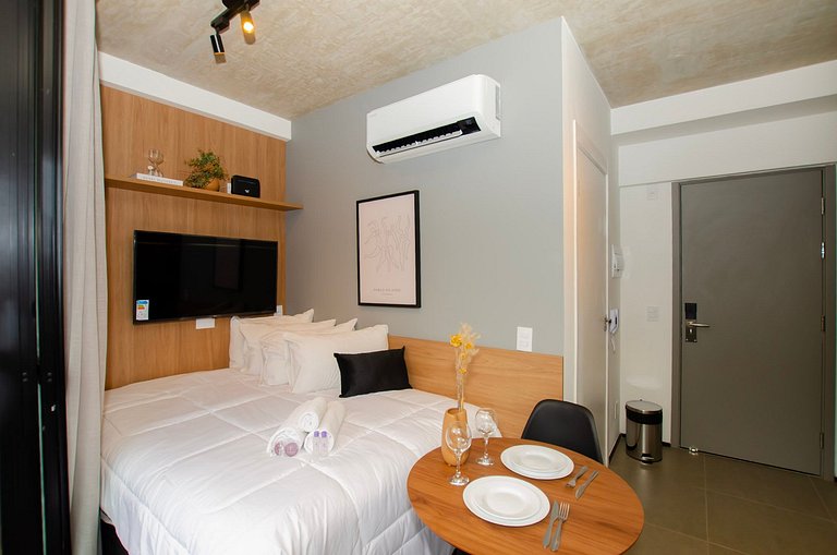 Belo studio na Alameda Itu