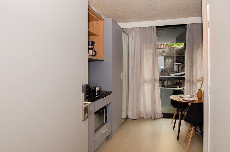 Belo studio na Alameda Itu