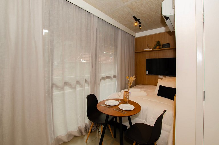 Belo studio na Alameda Itu