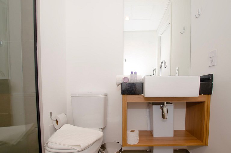 Belo studio na Alameda Itu