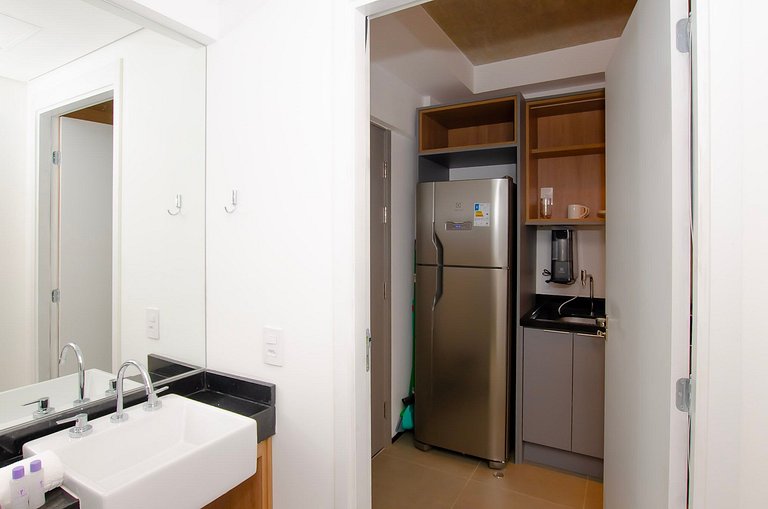 Belo studio na Alameda Itu