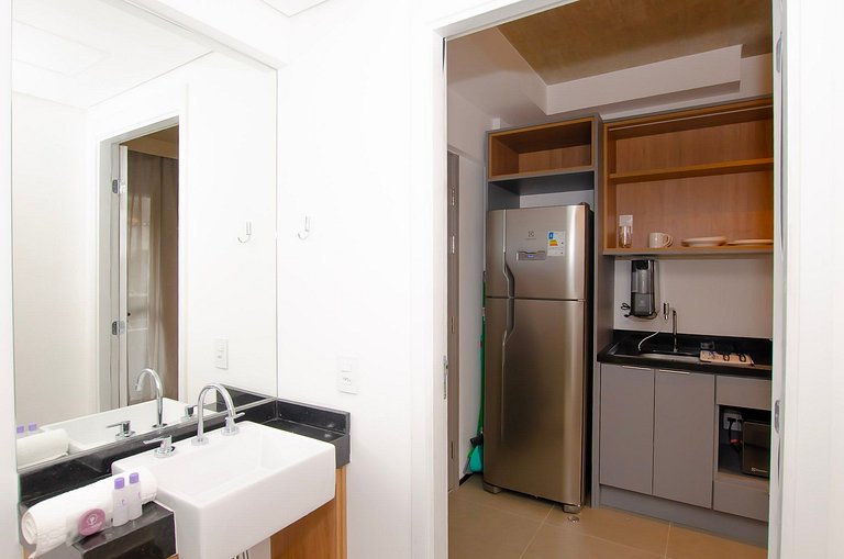 Belo studio na Alameda Itu