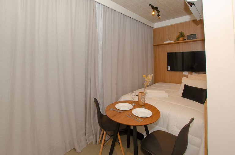 Belo studio na Alameda Itu