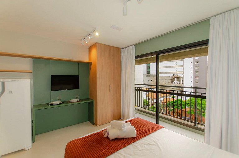 Charmoso studio na Bela Vista