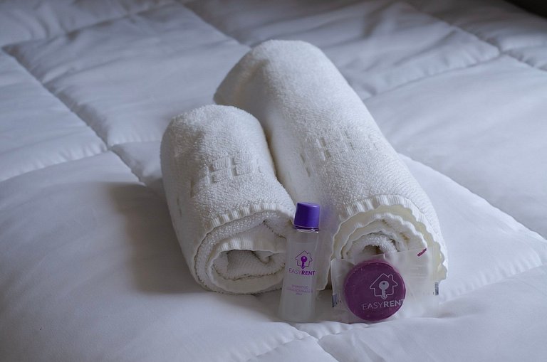 Belo apto de 2 dorms C/ varanda e ar-condicionado