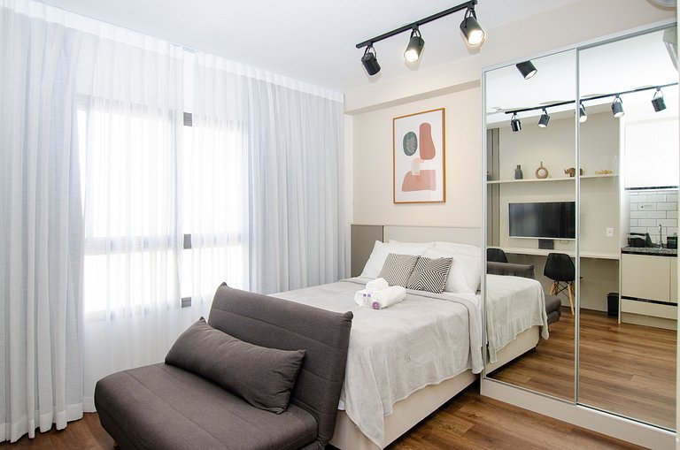 Charmoso studio no Brooklin