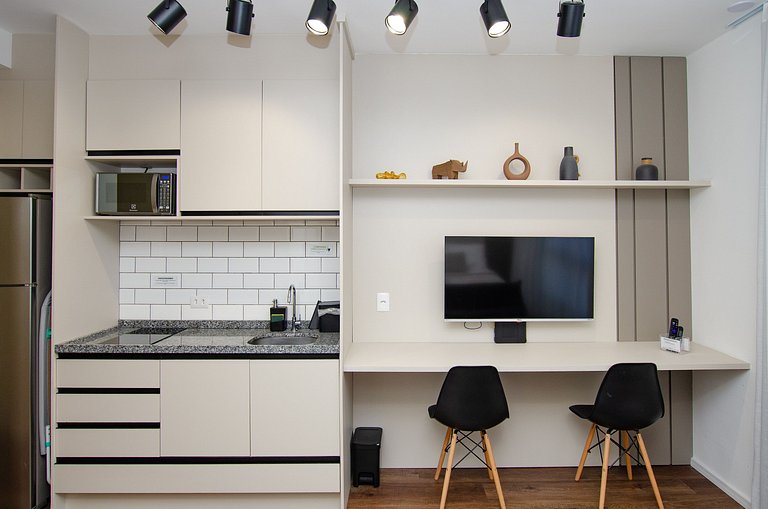 Charmoso studio no Brooklin