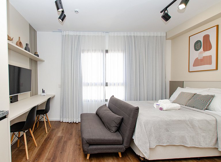 Charmoso studio no Brooklin