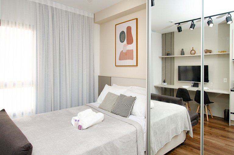 Charmoso studio no Brooklin