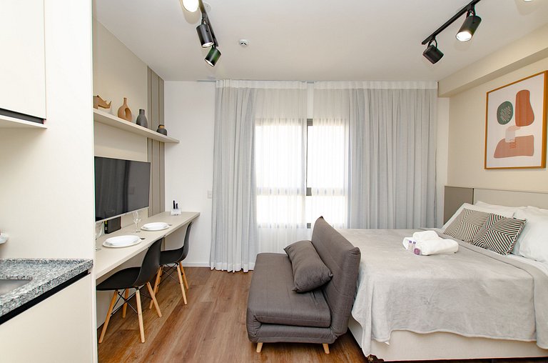 Charmoso studio no Brooklin