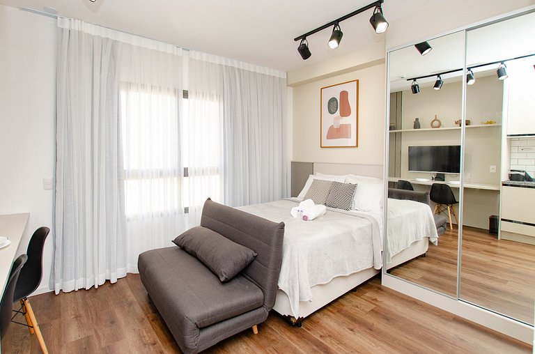 Charmoso studio no Brooklin