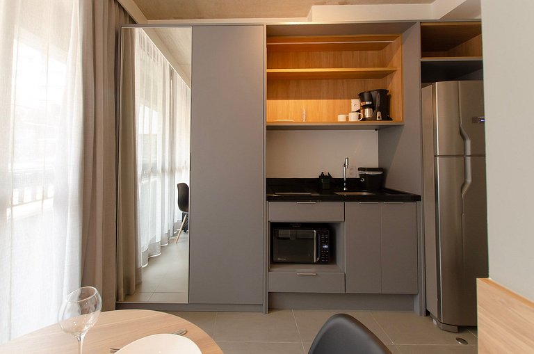 Charmoso studio na Alameda Itu