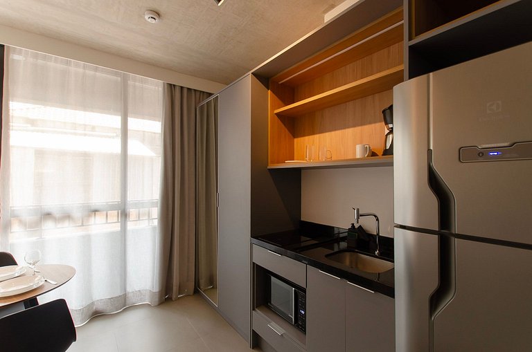 Charmoso studio na Alameda Itu