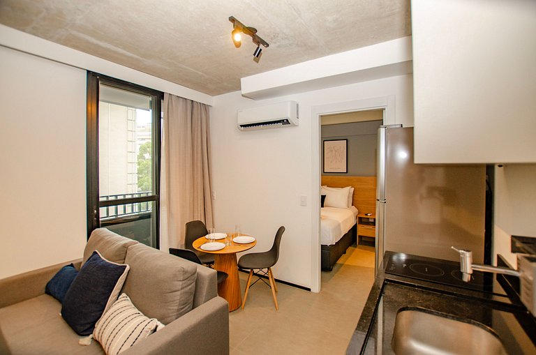 Charmoso apartamento de 2 dorms na Paulista