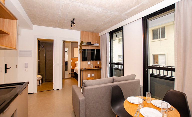 Charmoso apartamento de 2 dorms na Paulista