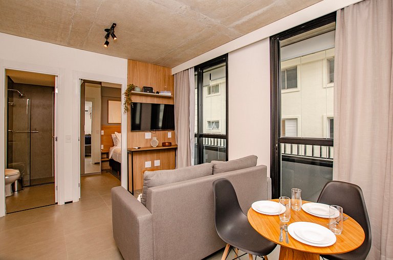 Charmoso apartamento de 2 dorms na Paulista