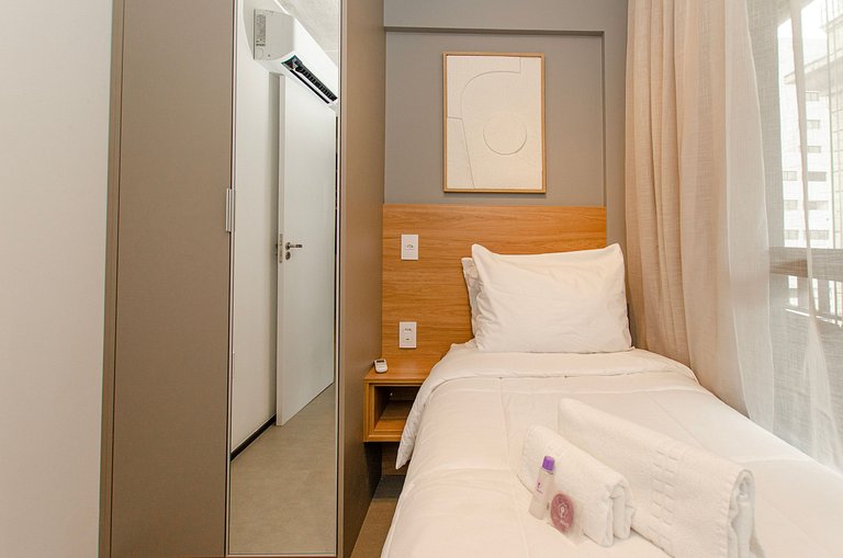 Charmoso apartamento de 2 dorms na Paulista