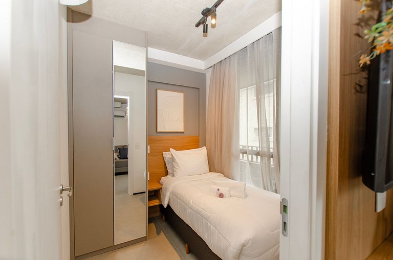 Charmoso apartamento de 2 dorms na Paulista