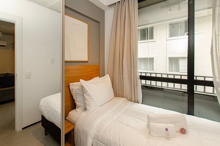 Charmoso apartamento de 2 dorms na Paulista