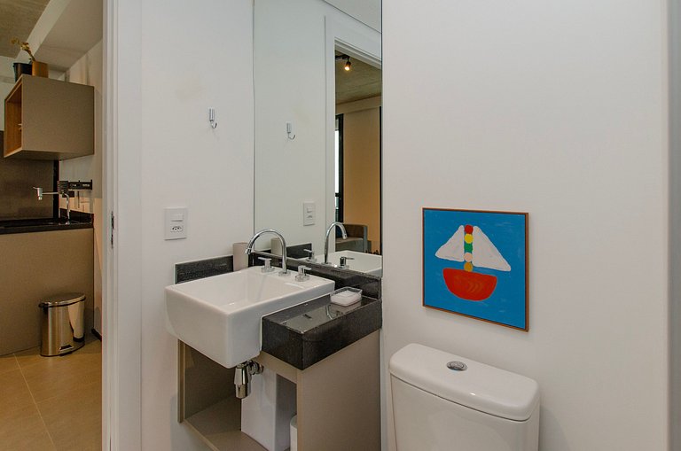 Charmoso apartamento de 2 dorms na Paulista