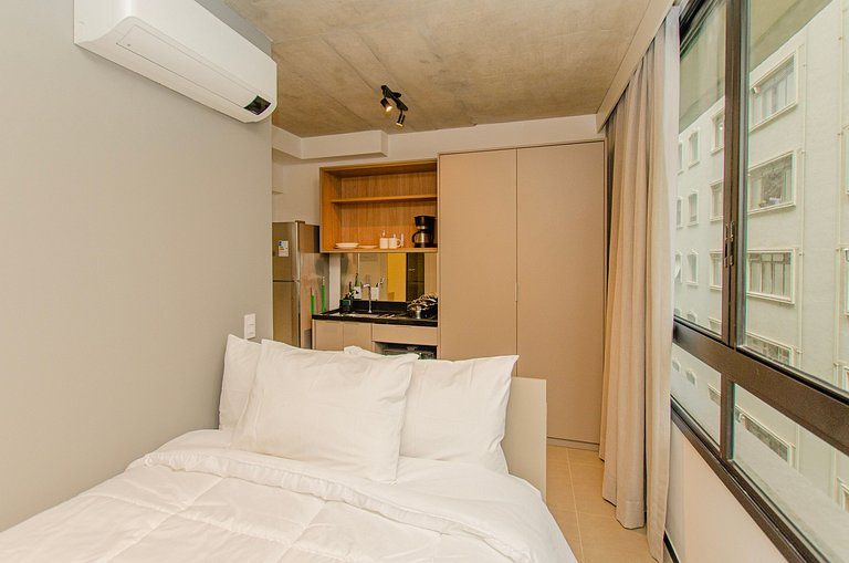 Lindo studio na Alameda Itu