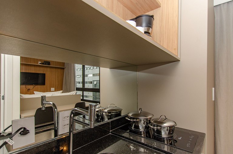 Lindo studio na Alameda Itu