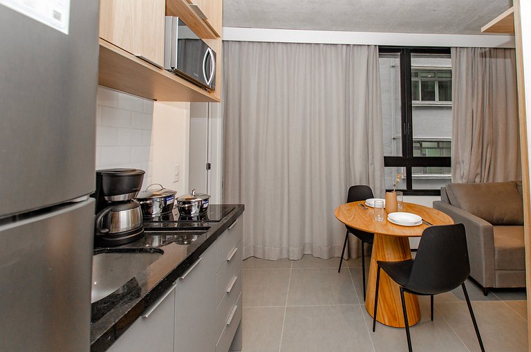 Charmoso apto de 1 dorm. na Alameda Itu