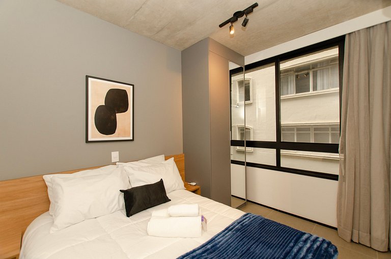 Charmoso apto de 1 dorm. na Alameda Itu