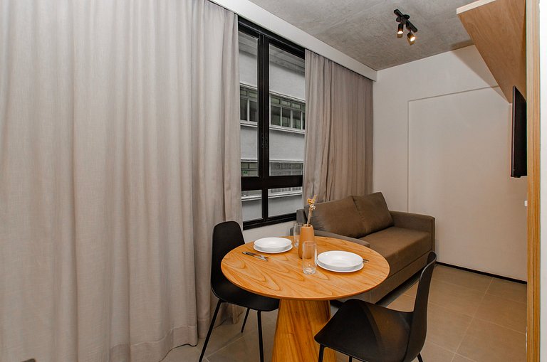 Charmoso apto de 1 dorm. na Alameda Itu