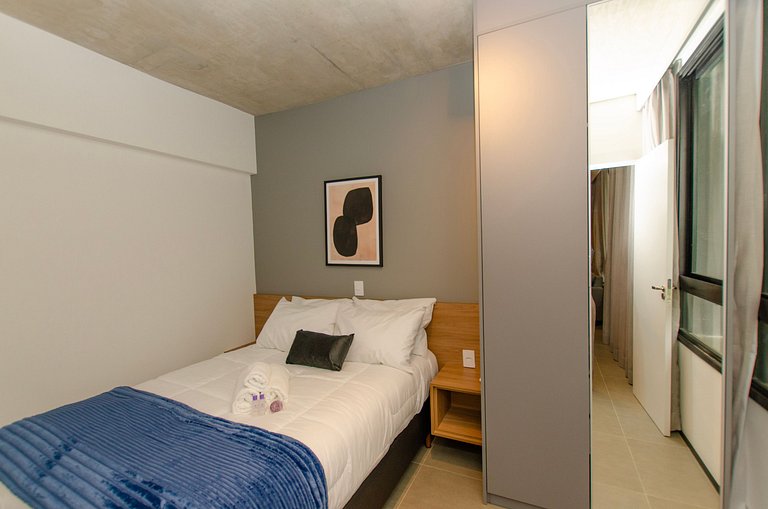 Charmoso apto de 1 dorm. na Alameda Itu