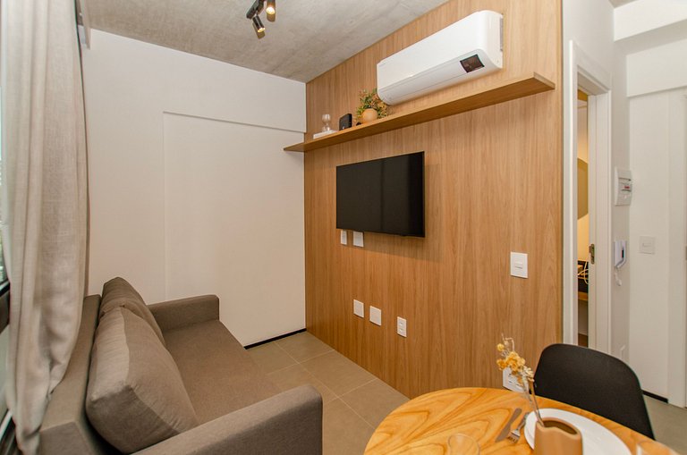 Charmoso apto de 1 dorm. na Alameda Itu