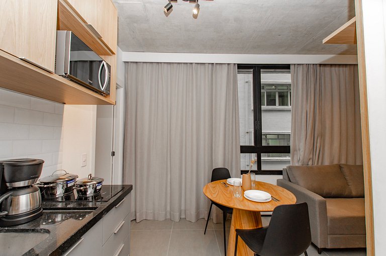 Charmoso apto de 1 dorm. na Alameda Itu