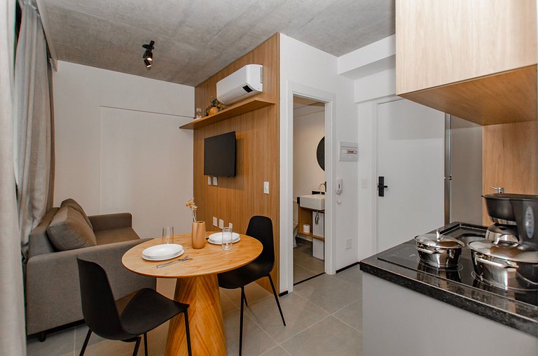 Charmoso apto de 1 dorm. na Alameda Itu