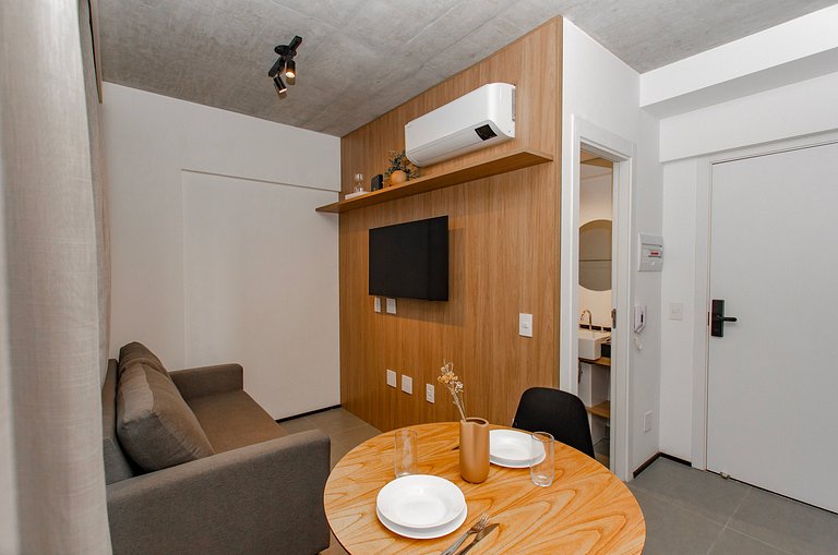 Charmoso apto de 1 dorm. na Alameda Itu